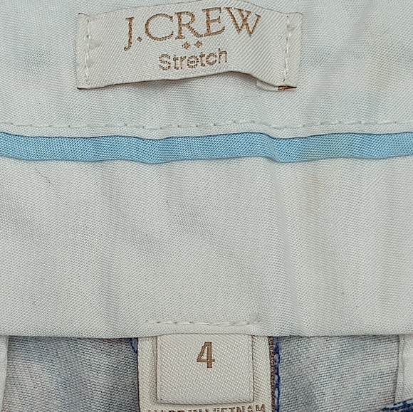 J. Crew Factory Blue Medallion Shorts, size 4 - Picture 6 of 11